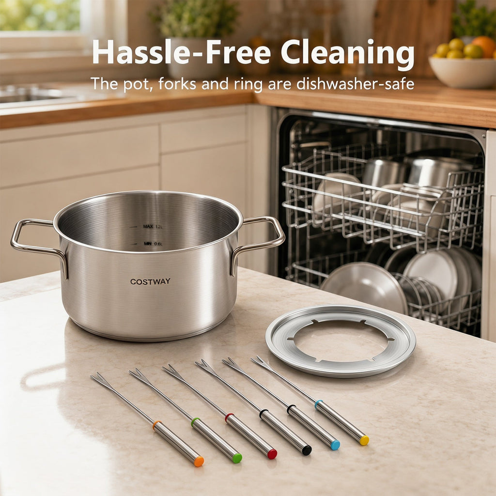 Electric Fondue Pot Set