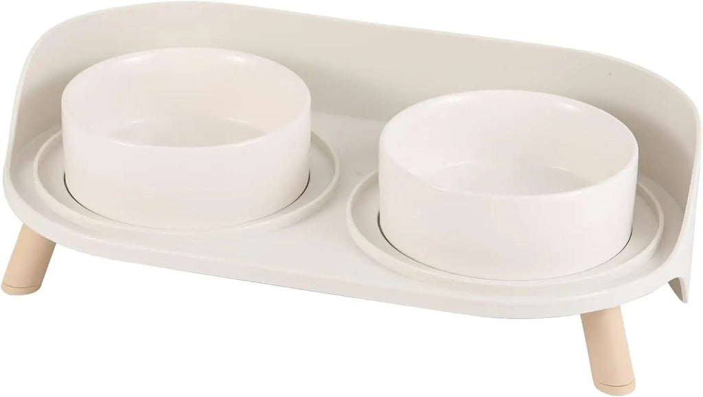 Elevated Ceramic Pet Bowl Set