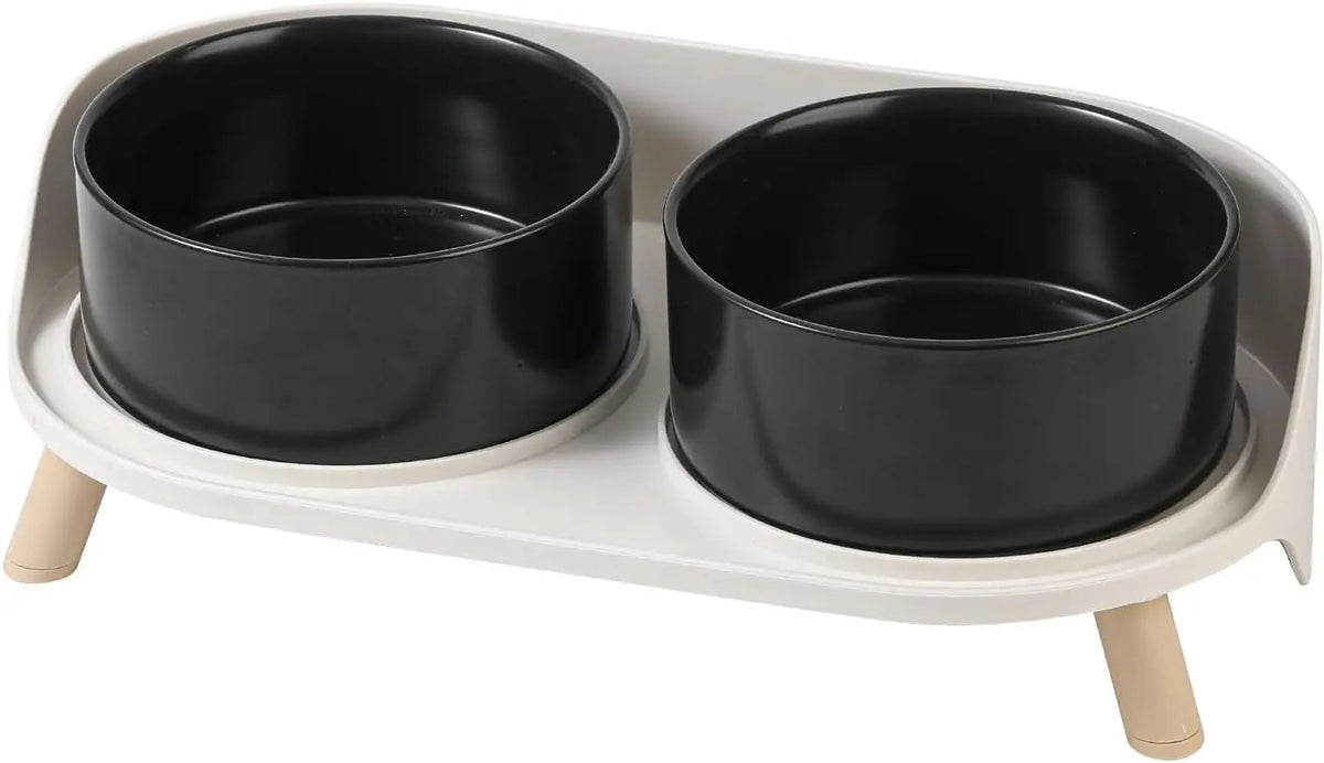 Elevated Ceramic Pet Bowl Set