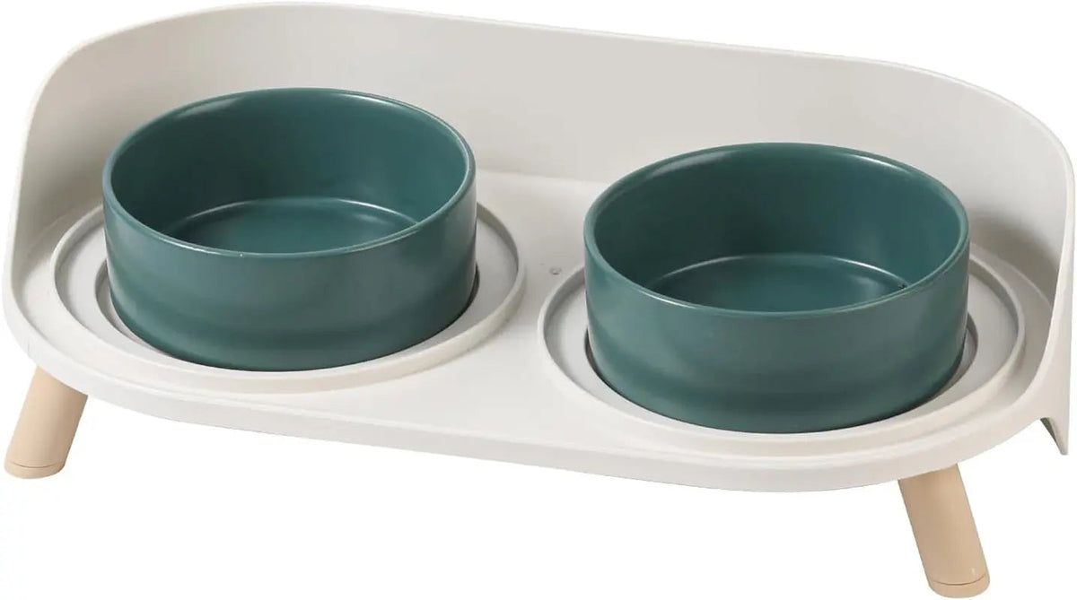 Elevated Ceramic Pet Bowl Set