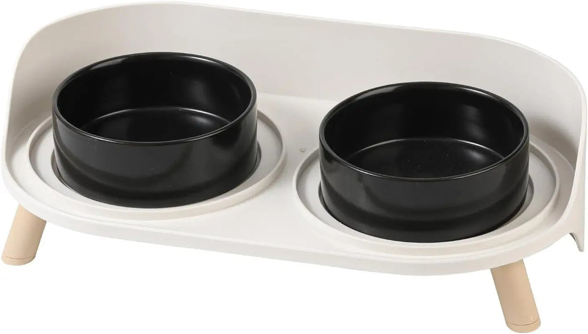 Elevated Ceramic Pet Bowl Set