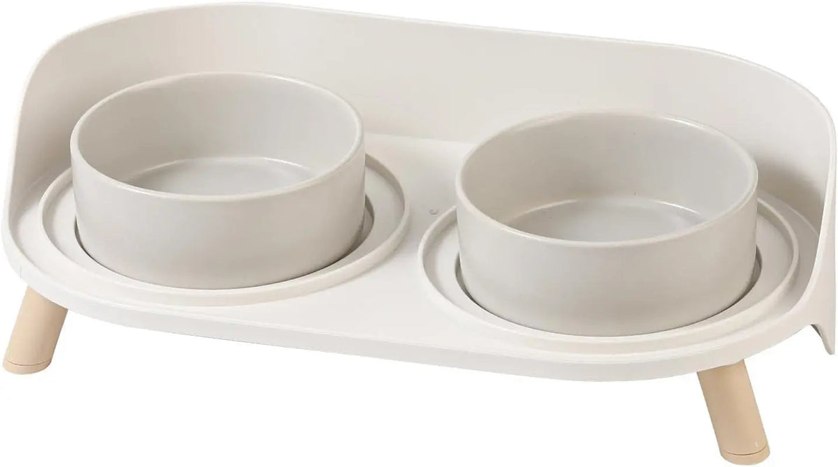 Elevated Ceramic Pet Bowl Set