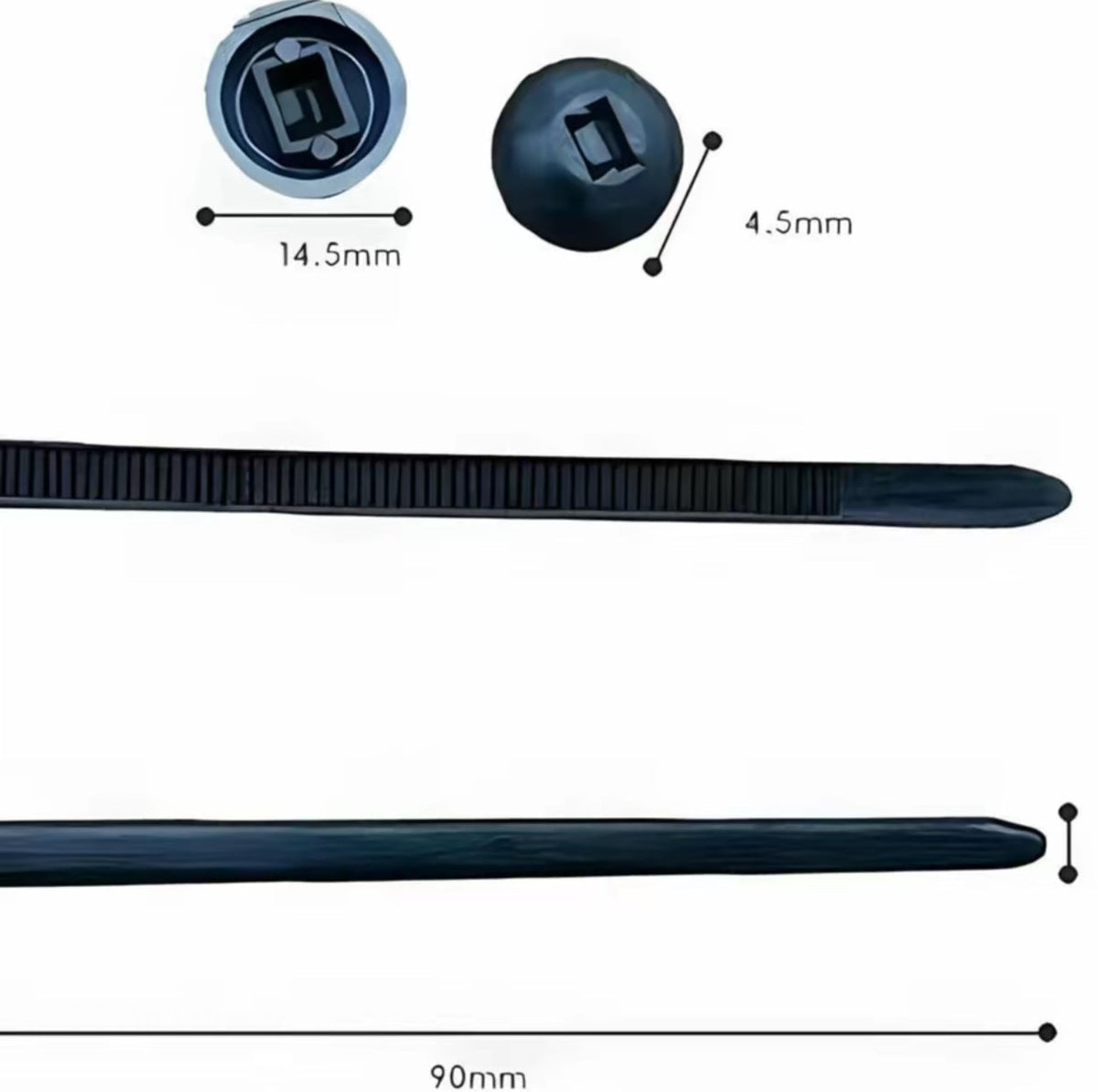 Heavy Duty Nylon Cable Ties with Buckles