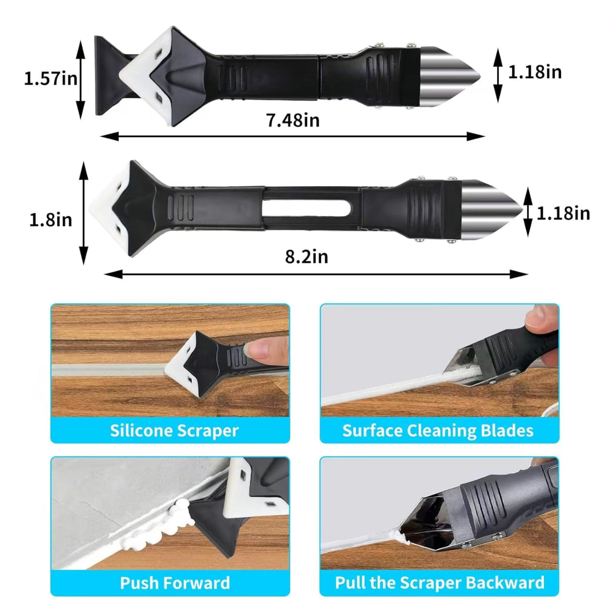 11-Piece Caulking Tool Kit