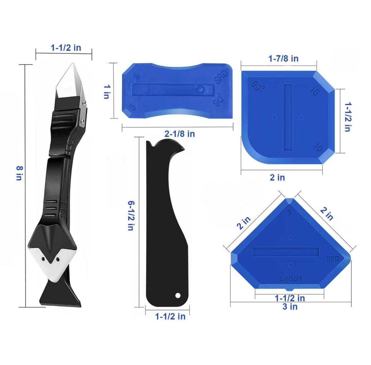 11-Piece Caulking Tool Kit