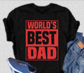 World's Best Dad Men's Bamboo Viscose & Organic Cotton Short Sleeve Graphic T-Shirt
