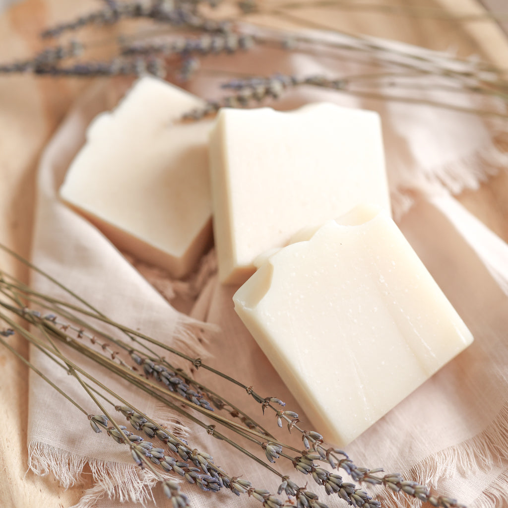 Fragrance-Free Tallow & Goat Milk Soap Bar Trio