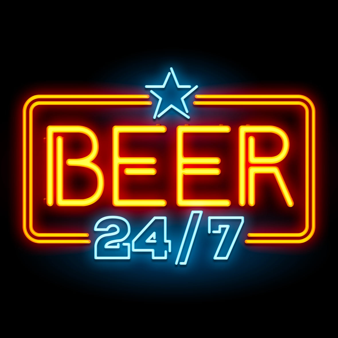Beer 24/7 T-Shirt – Black | Richmond Hood Company