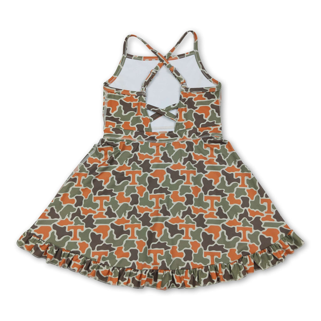 Sleeveless Camo Athletic Dress – Style II