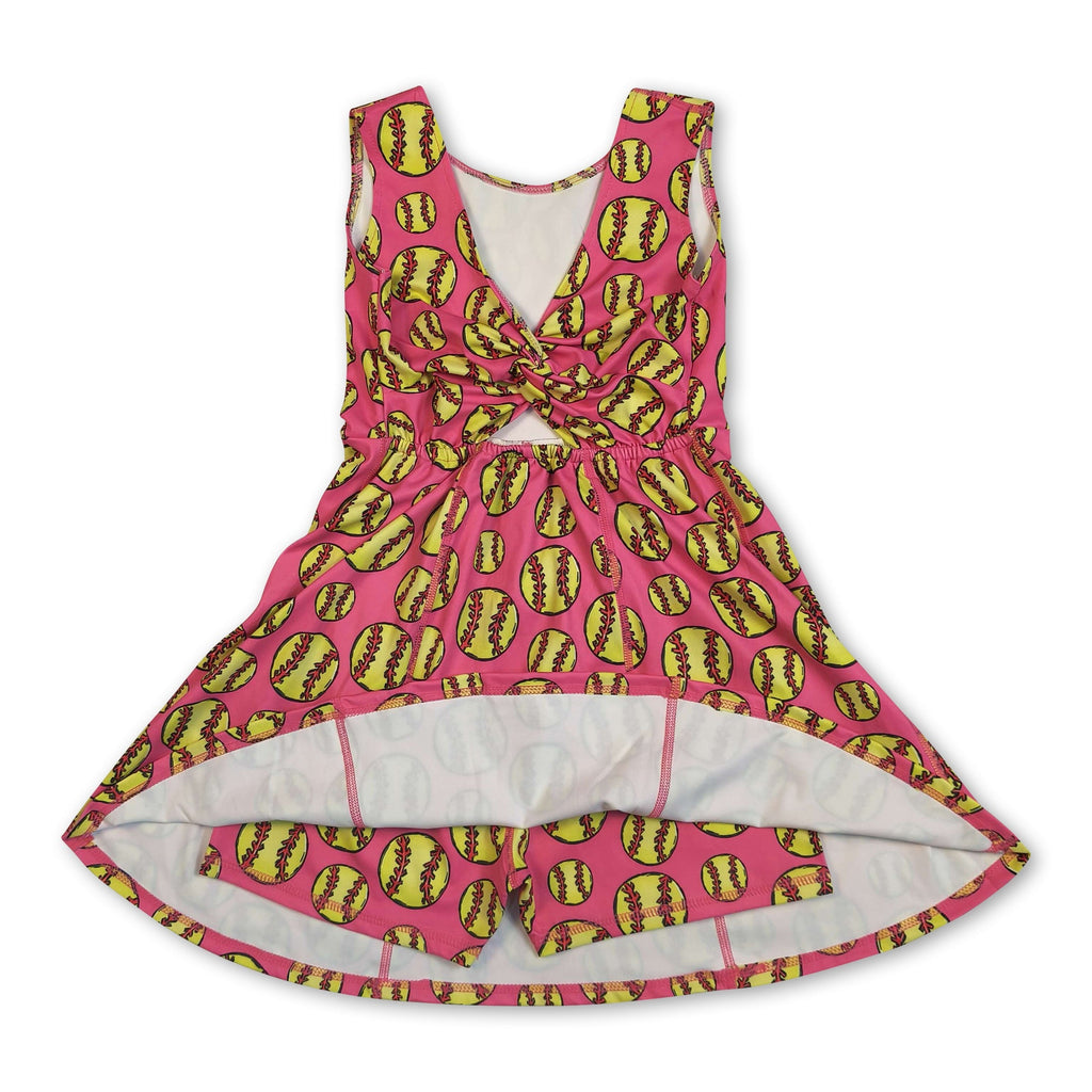 Mini Rodeo Girls Sleeveless Softball Athletic Dress