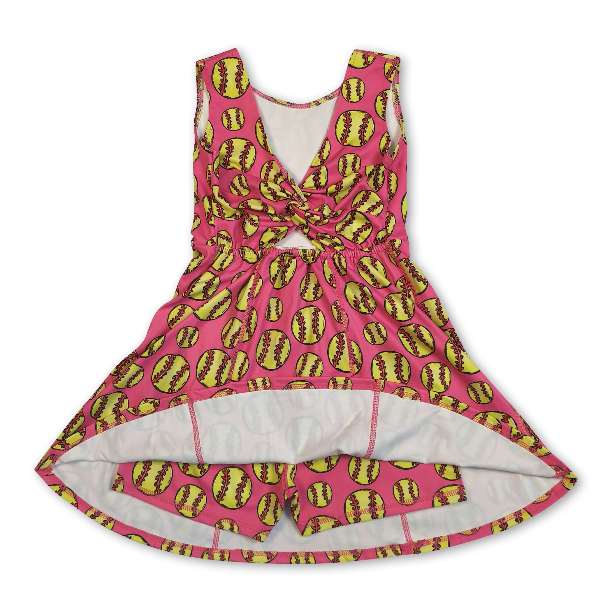 Mini Rodeo Girls Sleeveless Softball Athletic Dress