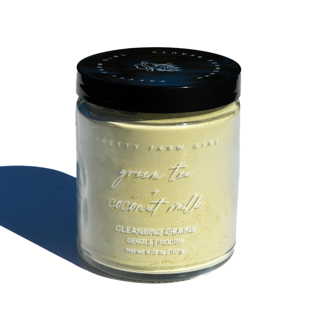 Green Tea & Coconut Milk Facial Cleansing Grains