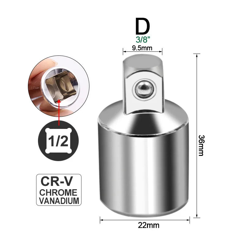 Ratchet Socket Adapter Set