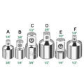 Ratchet Socket Adapter Set