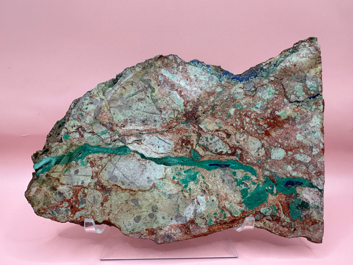 Malachite Azurite Slab