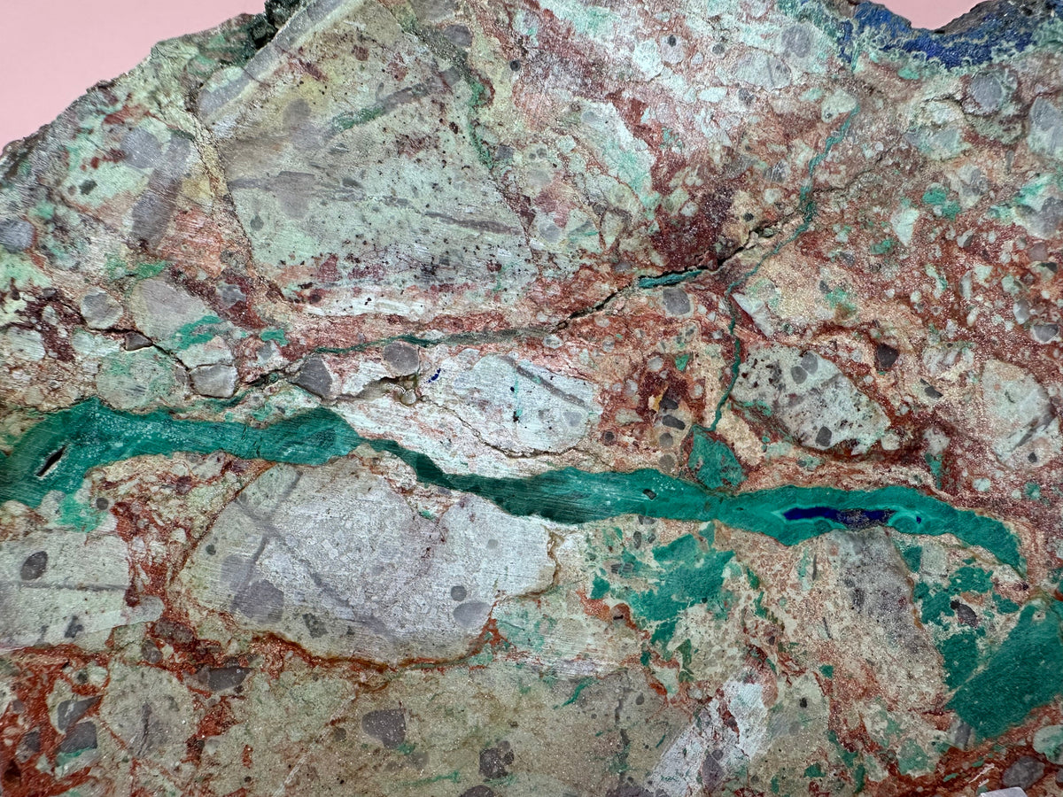 Malachite Azurite Slab