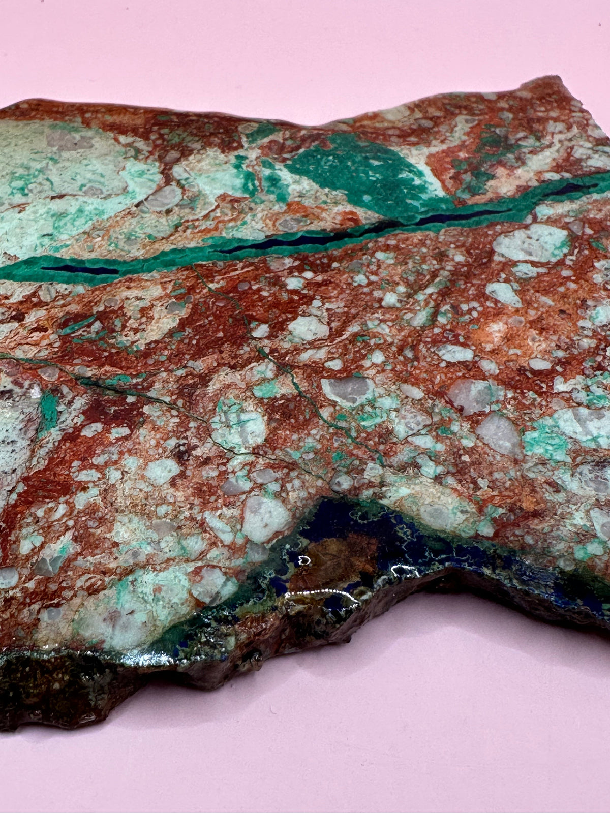Malachite Azurite Slab