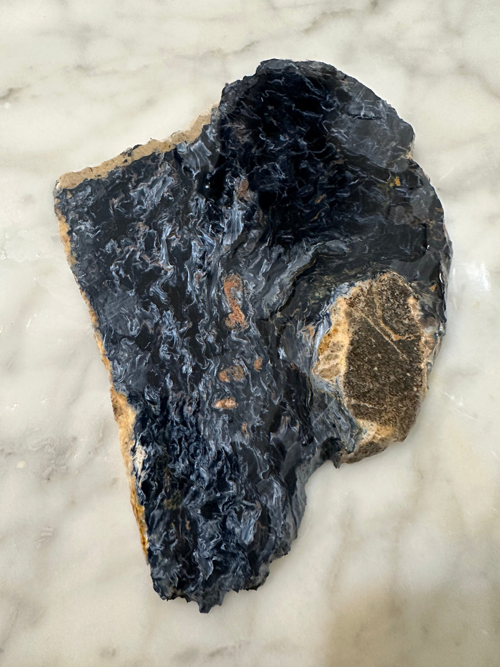 Large Pietersite Slab – Rare Ouitja Mine Namibia