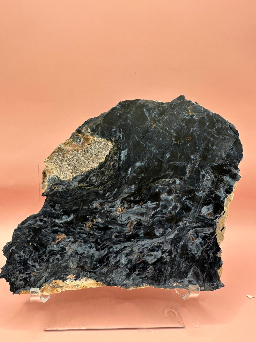 Large Pietersite Slab – Rare Ouitja Mine Namibia