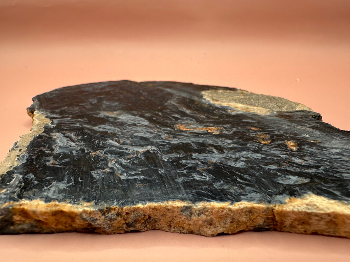 Large Pietersite Slab – Rare Ouitja Mine Namibia