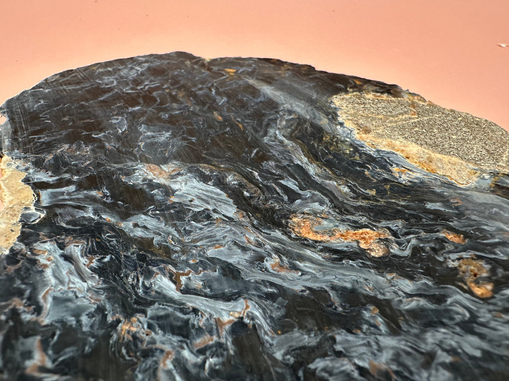 Large Pietersite Slab – Rare Ouitja Mine Namibia