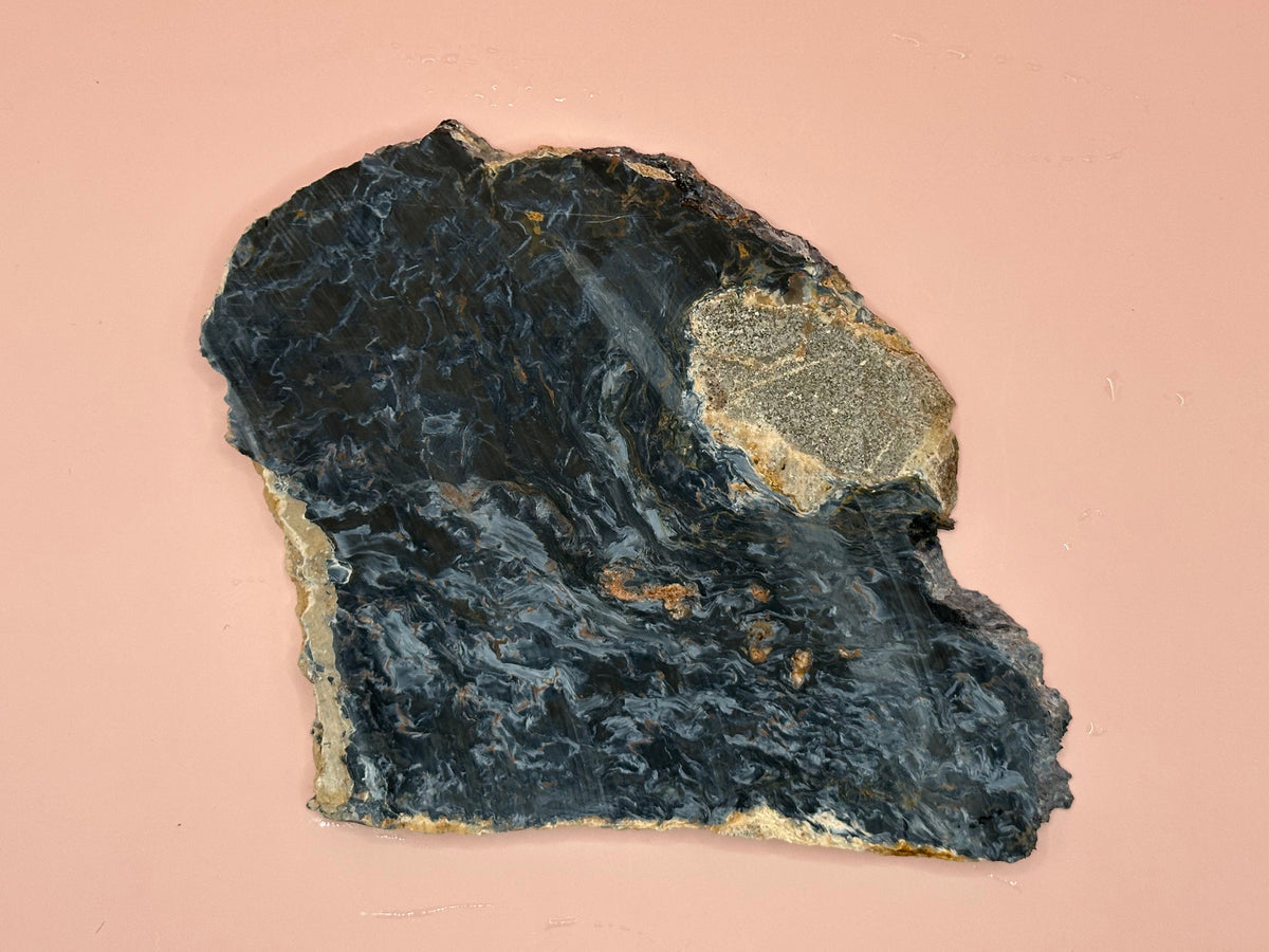 Large Pietersite Slab – Rare Ouitja Mine Namibia