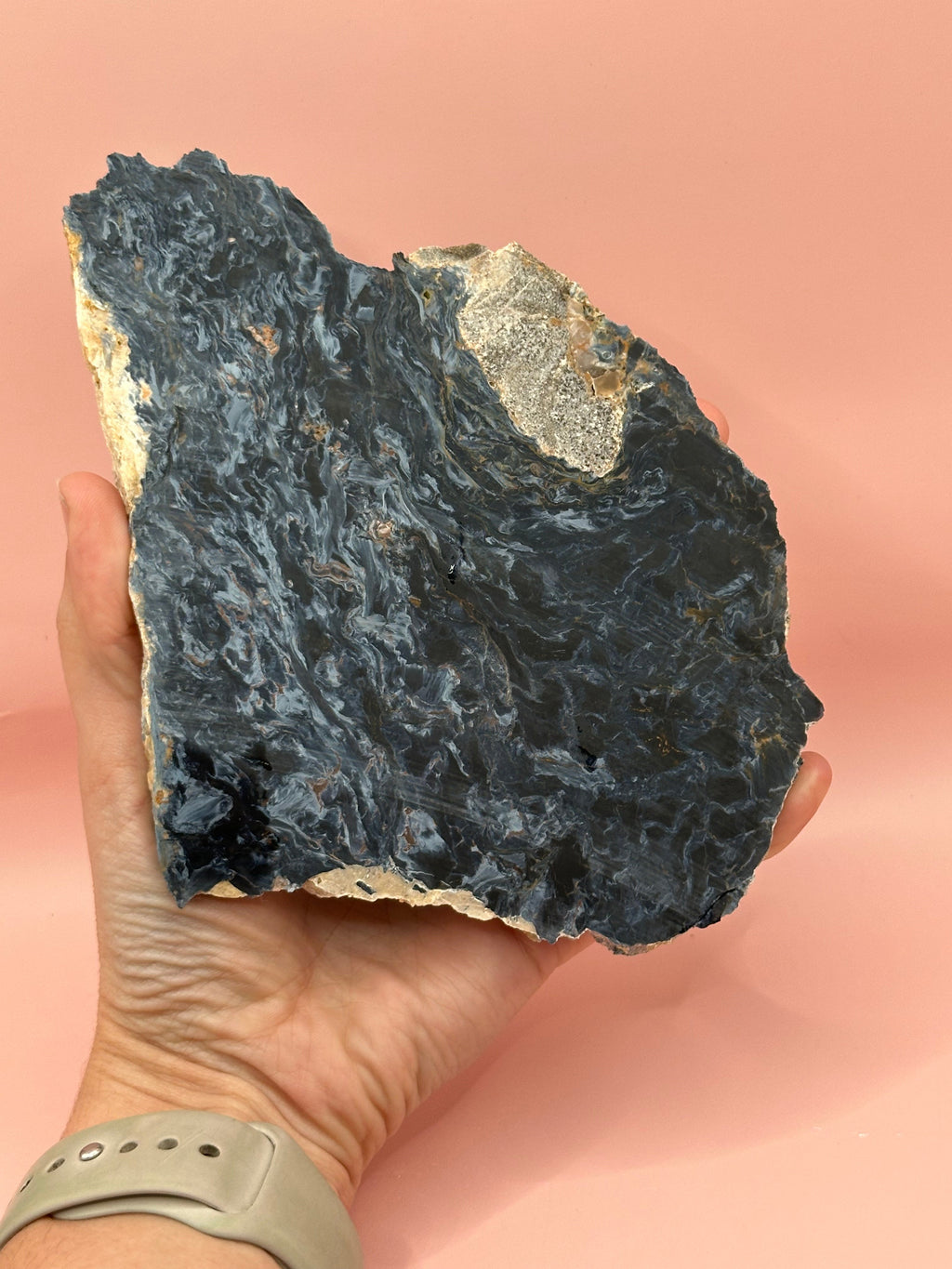 Large Pietersite Slab – Rare Ouitja Mine Namibia