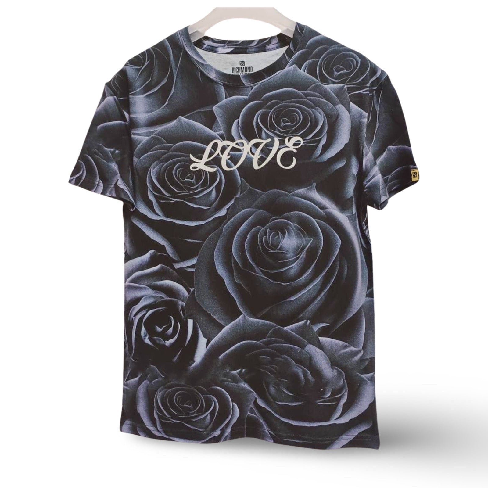 Black Roses All-Over Print T-Shirt – Richmond Hood Company