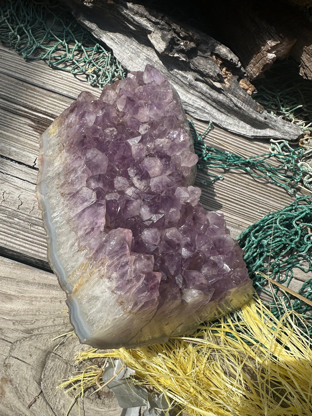Natural Amethyst Cluster | Raw Purple Quartz Geode | 7.9" x 4.7" | 1.6kg
