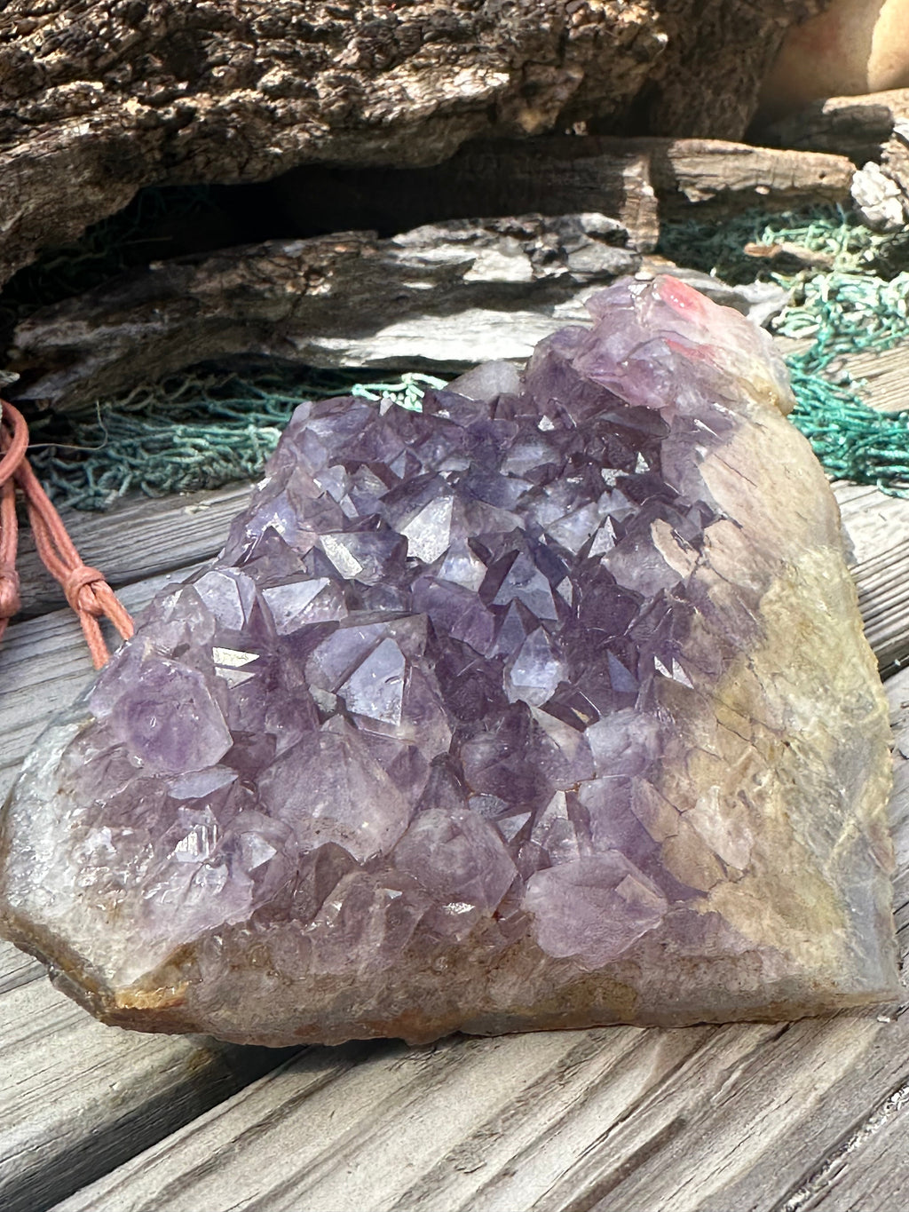 Natural Amethyst Cluster | Raw Purple Quartz Geode | 7.9" x 4.7" | 1.6kg