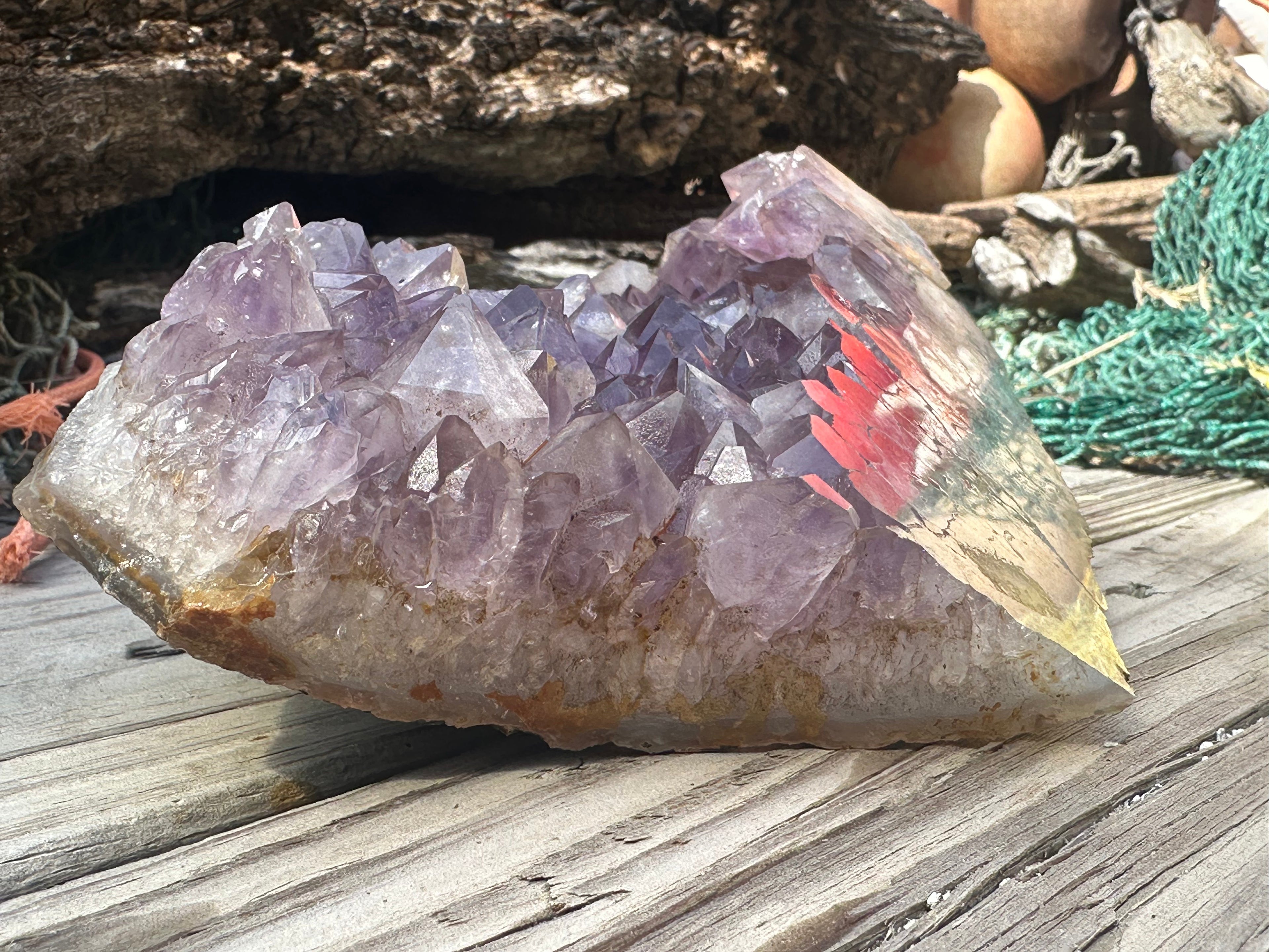 Natural Amethyst Cluster | Raw Purple Quartz Geode | 7.9" x 4.7" | 1.6kg