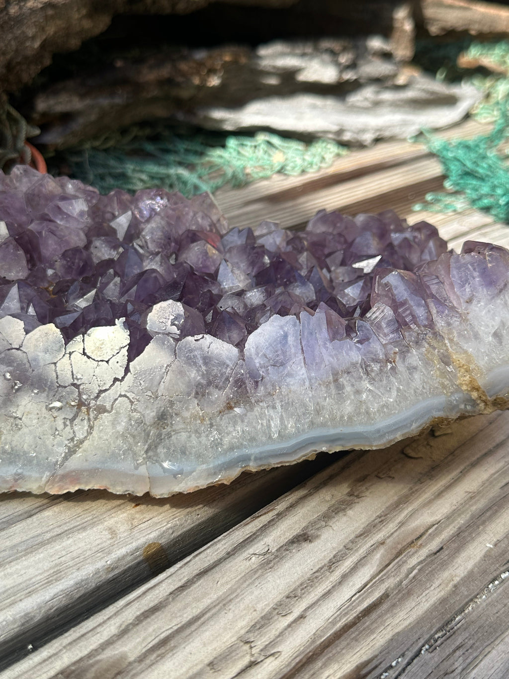 Natural Amethyst Cluster | Raw Purple Quartz Geode | 7.9" x 4.7" | 1.6kg