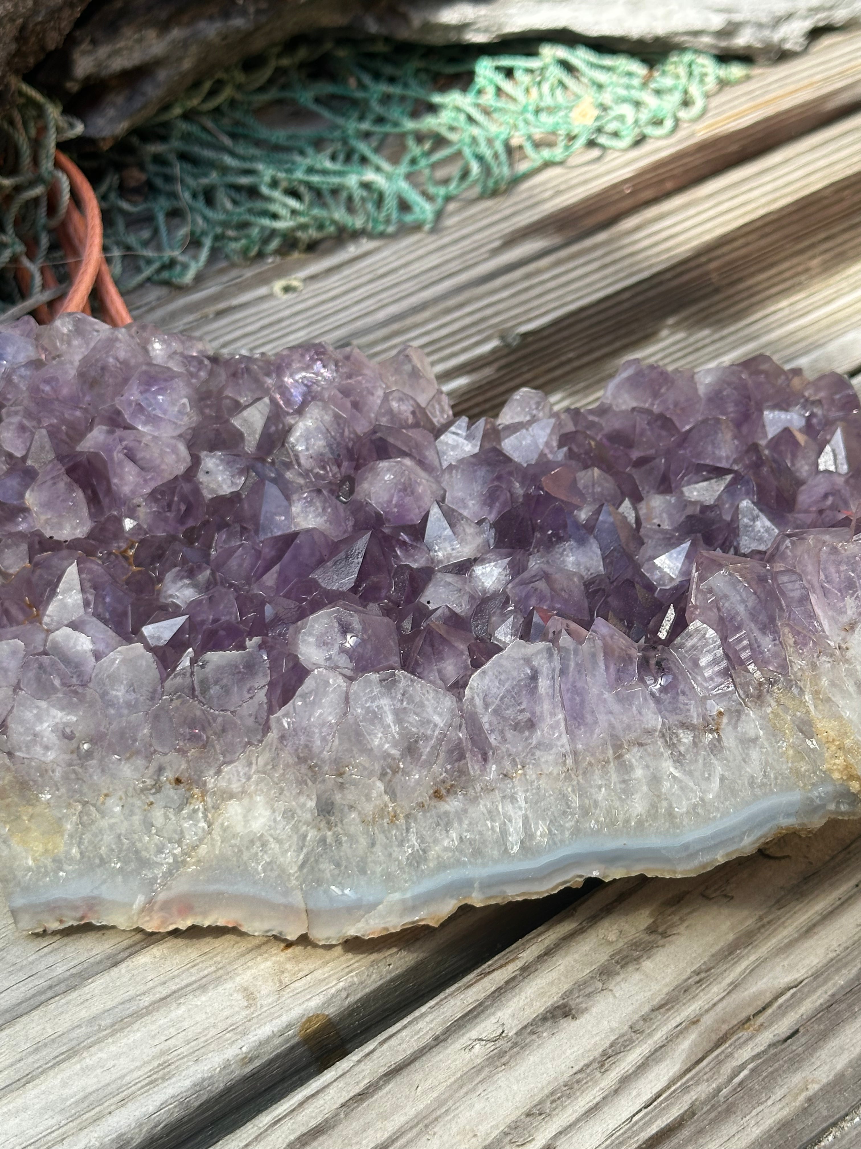 Natural Amethyst Cluster | Raw Purple Quartz Geode | 7.9" x 4.7" | 1.6kg