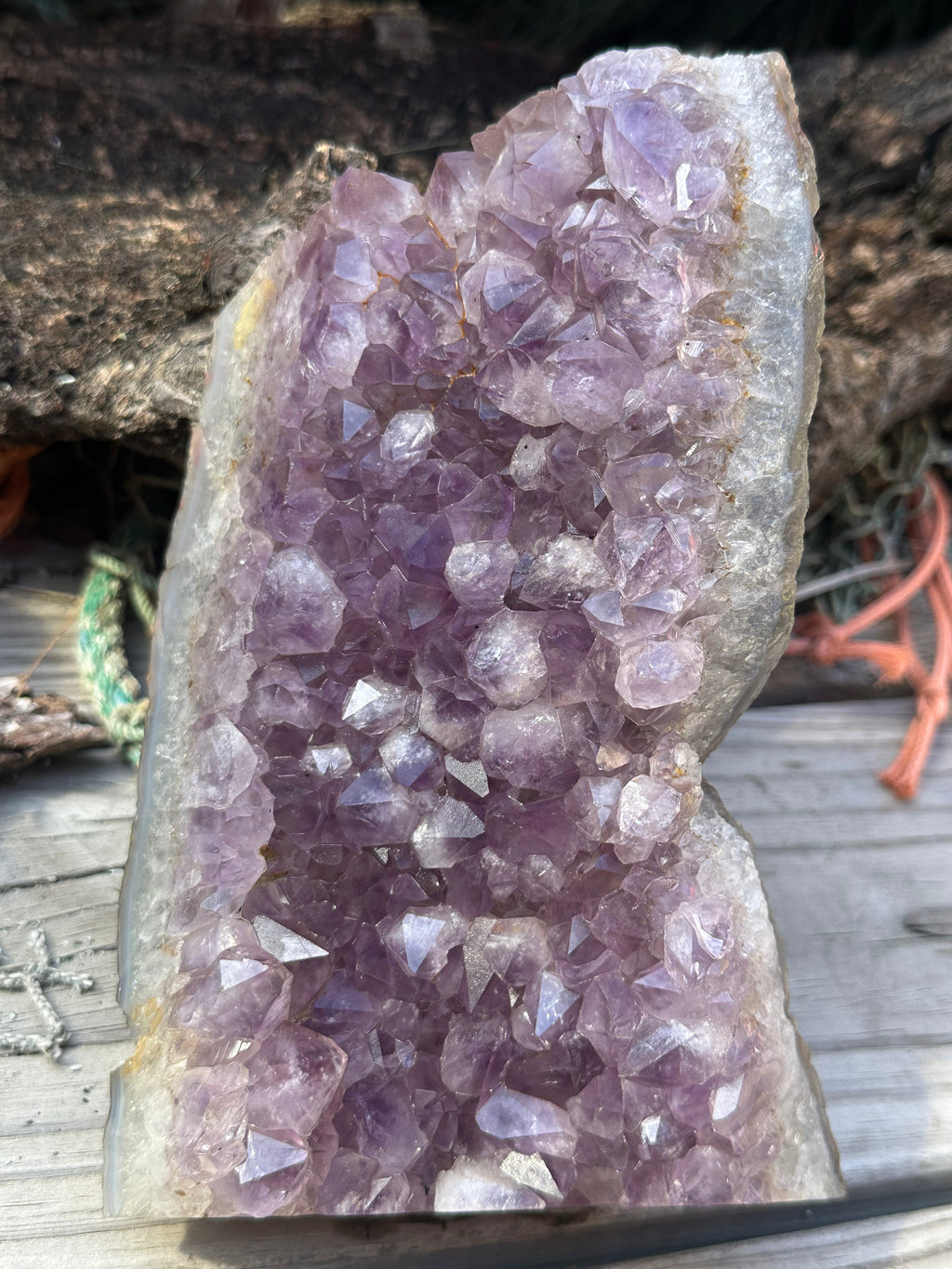 Natural Amethyst Cluster | Raw Purple Quartz Geode | 7.9" x 4.7" | 1.6kg