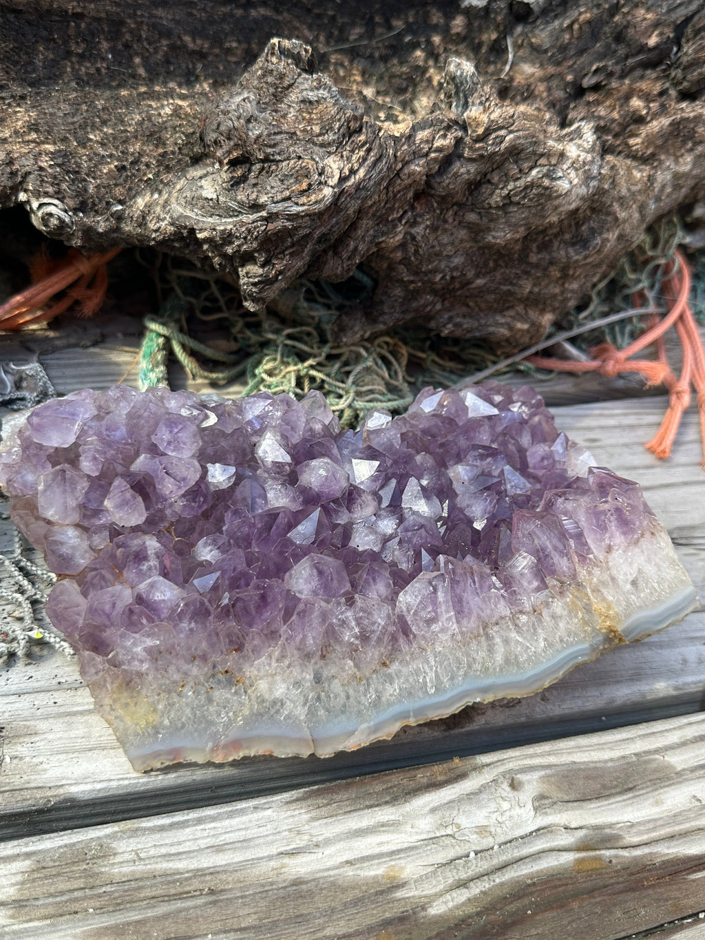 Natural Amethyst Cluster | Raw Purple Quartz Geode | 7.9" x 4.7" | 1.6kg
