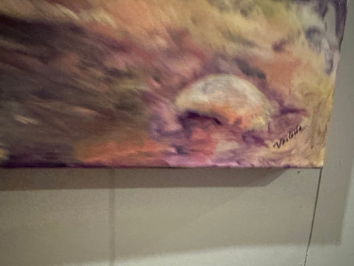 "I Spy Twilight Tide" – Original Acrylic Painting by Verlene Beckwith