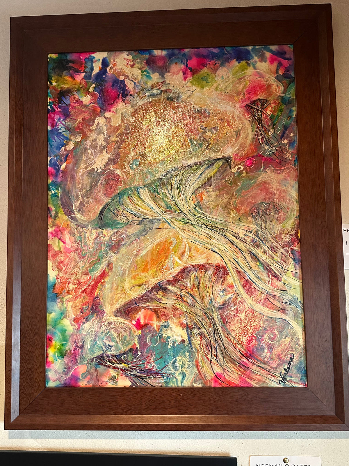 "I Spy Jellyfish" – Painting by Verlene Beckwith
