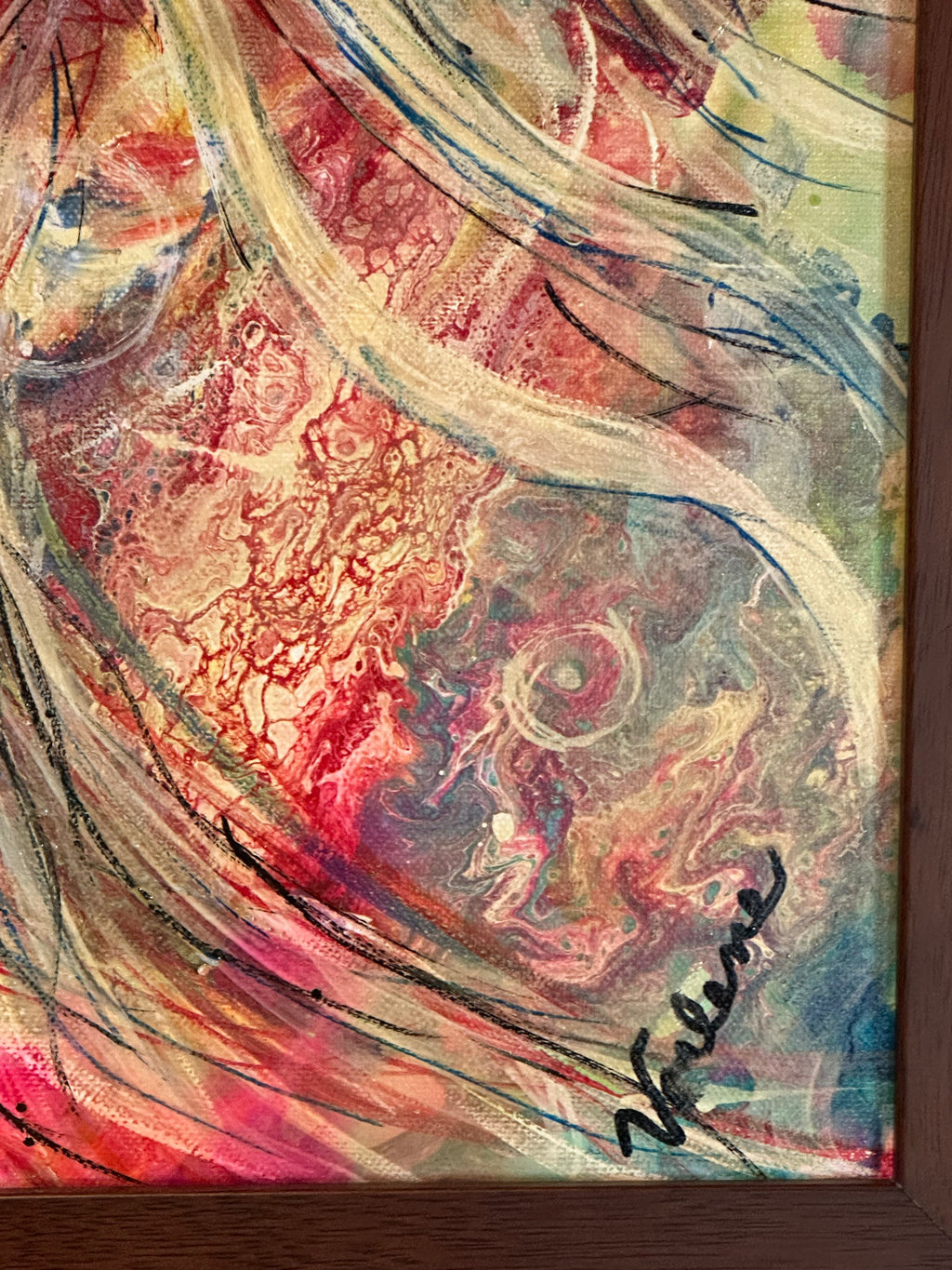 "I Spy Jellyfish" – Painting by Verlene Beckwith