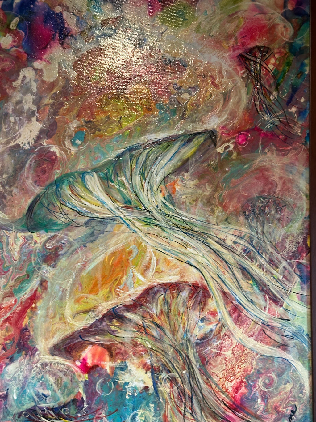 "I Spy Jellyfish" – Painting by Verlene Beckwith
