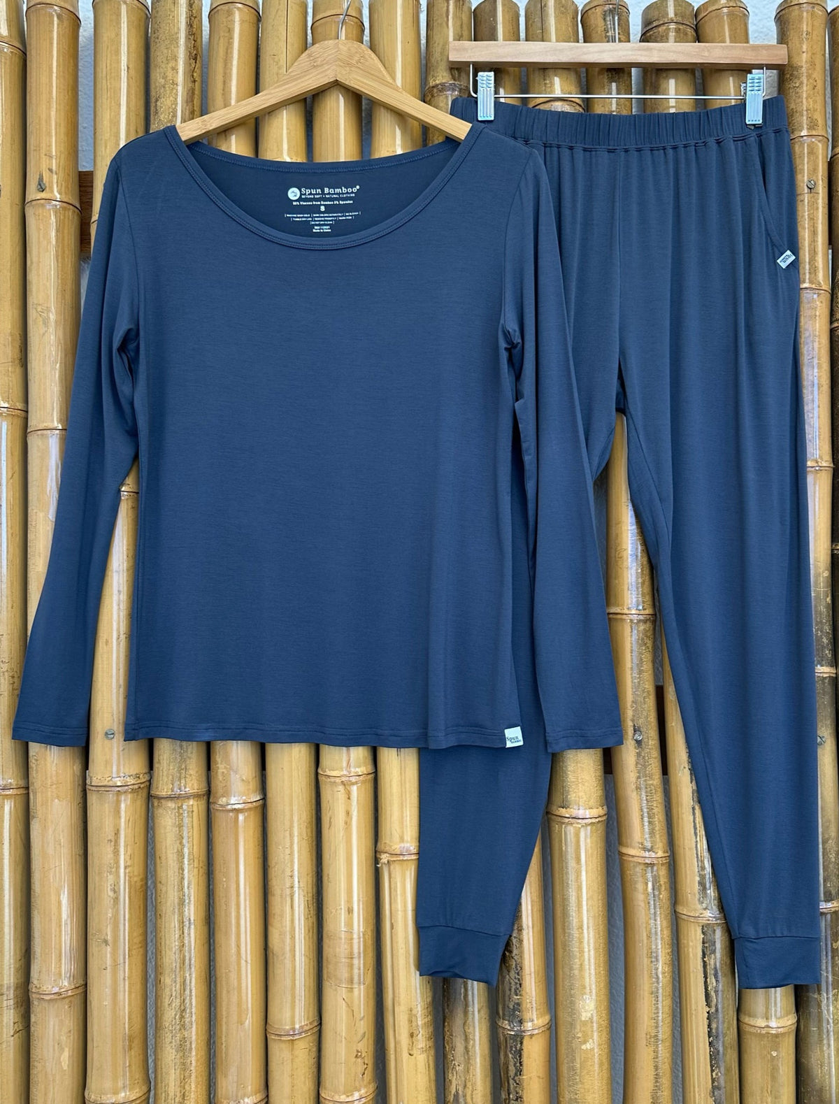 Bamboo Lounge Set - Long Sleeve T-Shirt and Jogger Pants