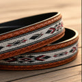 Hand-Tooled Western Leather Belt