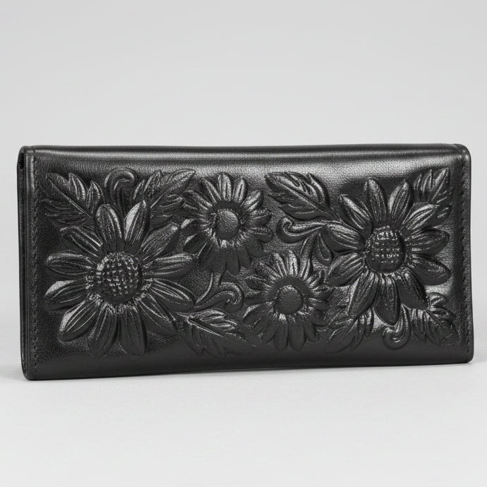 Leather Western Wallet Bifold