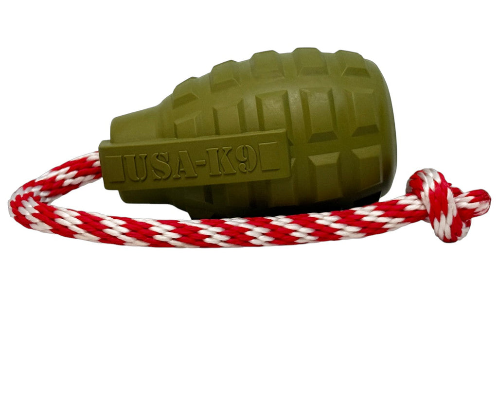 Large Grenade Rubber Dog Toy