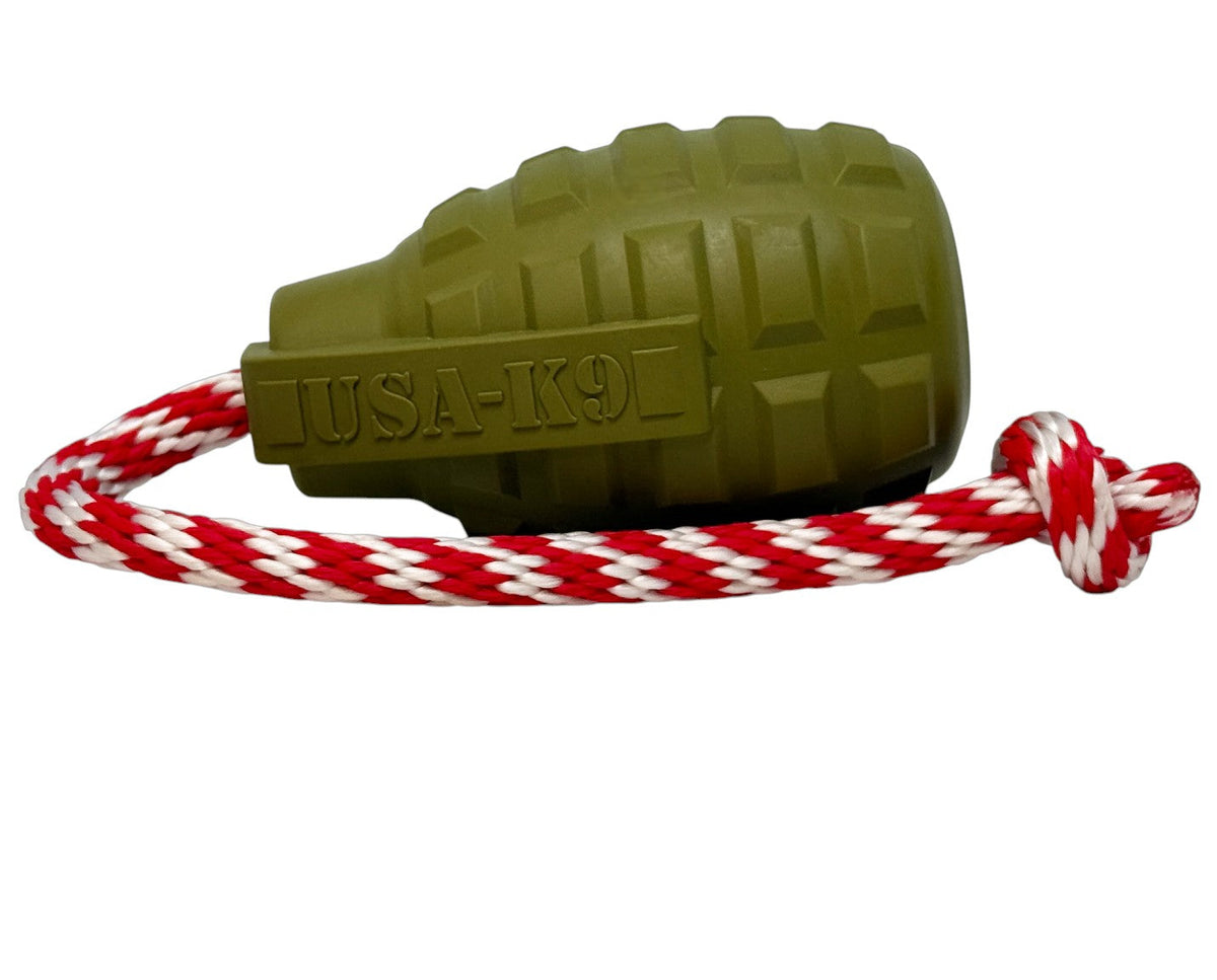 Large Grenade Rubber Dog Toy