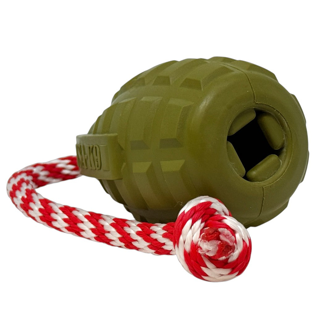 Large Grenade Rubber Dog Toy