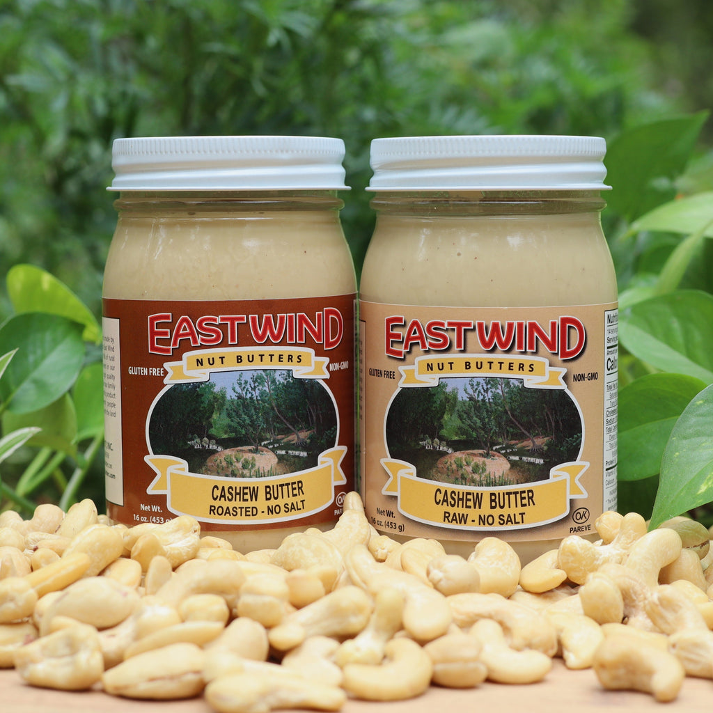 East Wind Nut Butters Cashew Butter – Raw & Roasted
