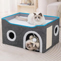 Foldable Indoor Cat House Cube