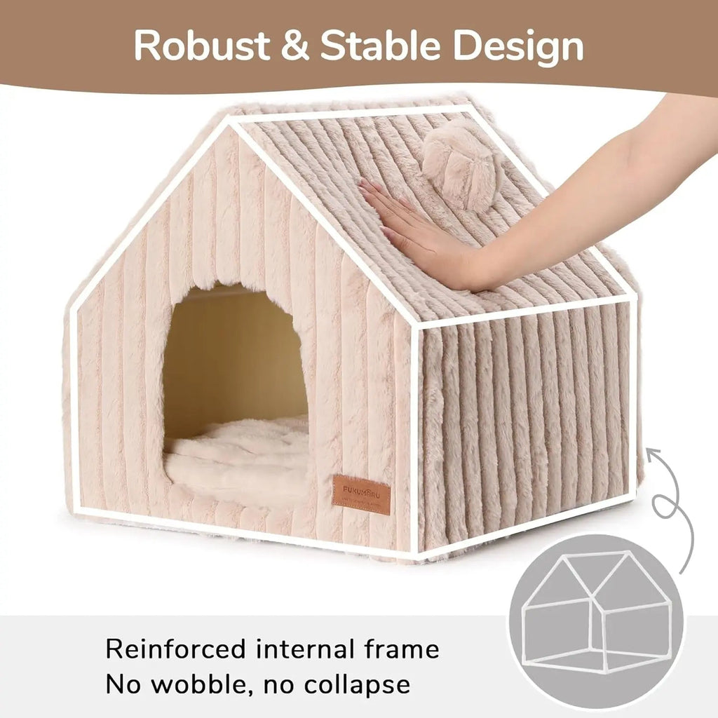 Indoor Pet Cave House Bed