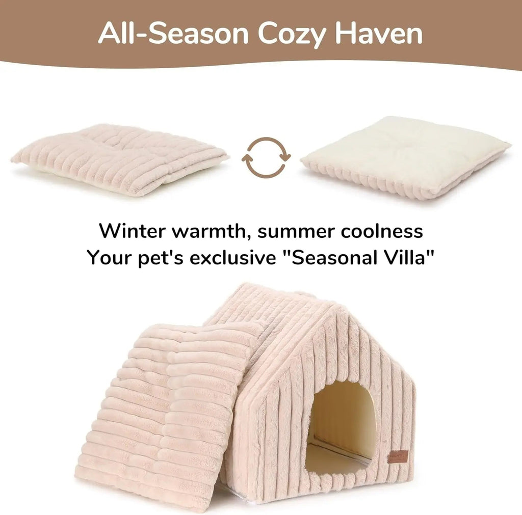 Indoor Pet Cave House Bed