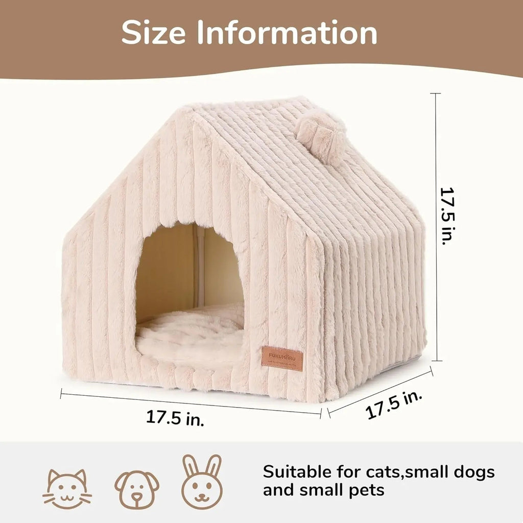 Indoor Pet Cave House Bed
